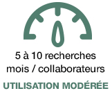 5-10 recherches mois/collaborateurs